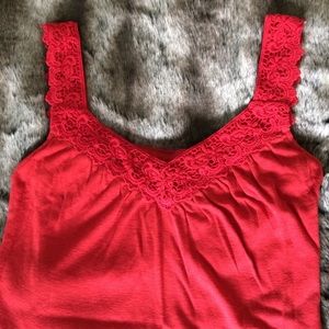 🆕 Talbots lace trimmed cami